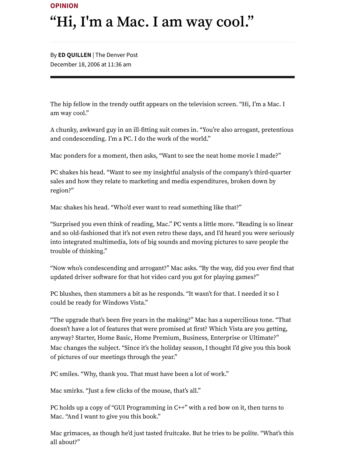 Ed Quillen article page 1